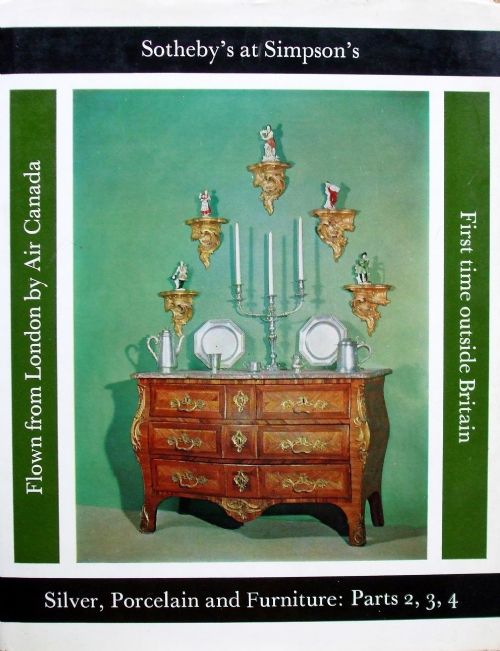 sotheby's at simpson's furniture toronto 17 19 10 1967