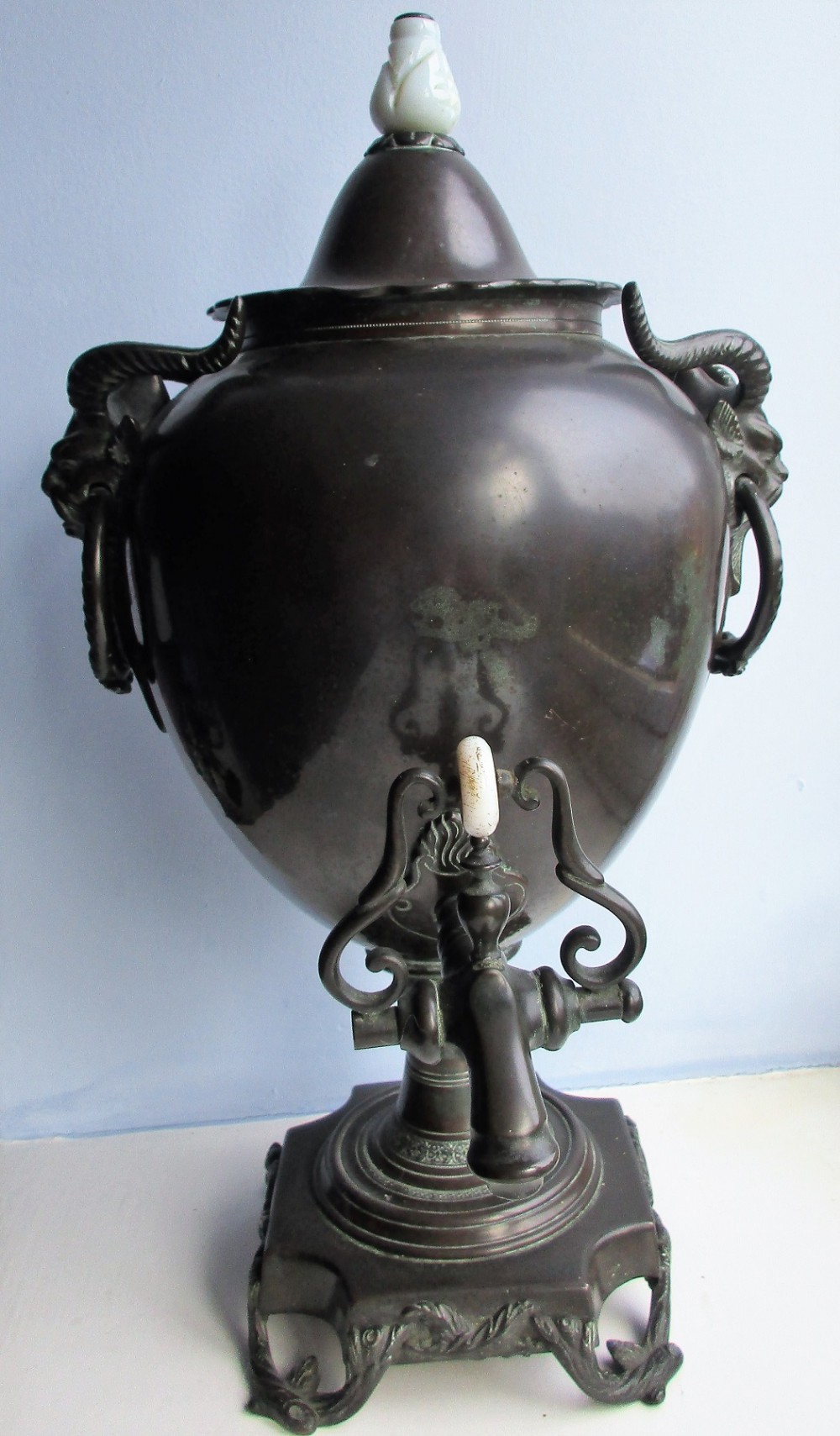 antique victorian pontypool ware japanned teaurn samovar benetfink co london