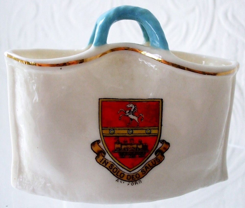 antique wh goss bass basket ashford