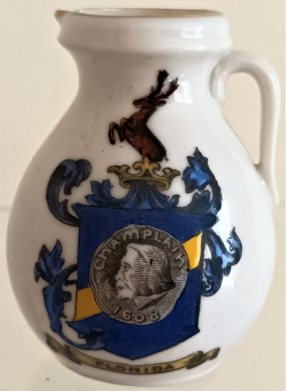 antique wh goss lichfield jug florida