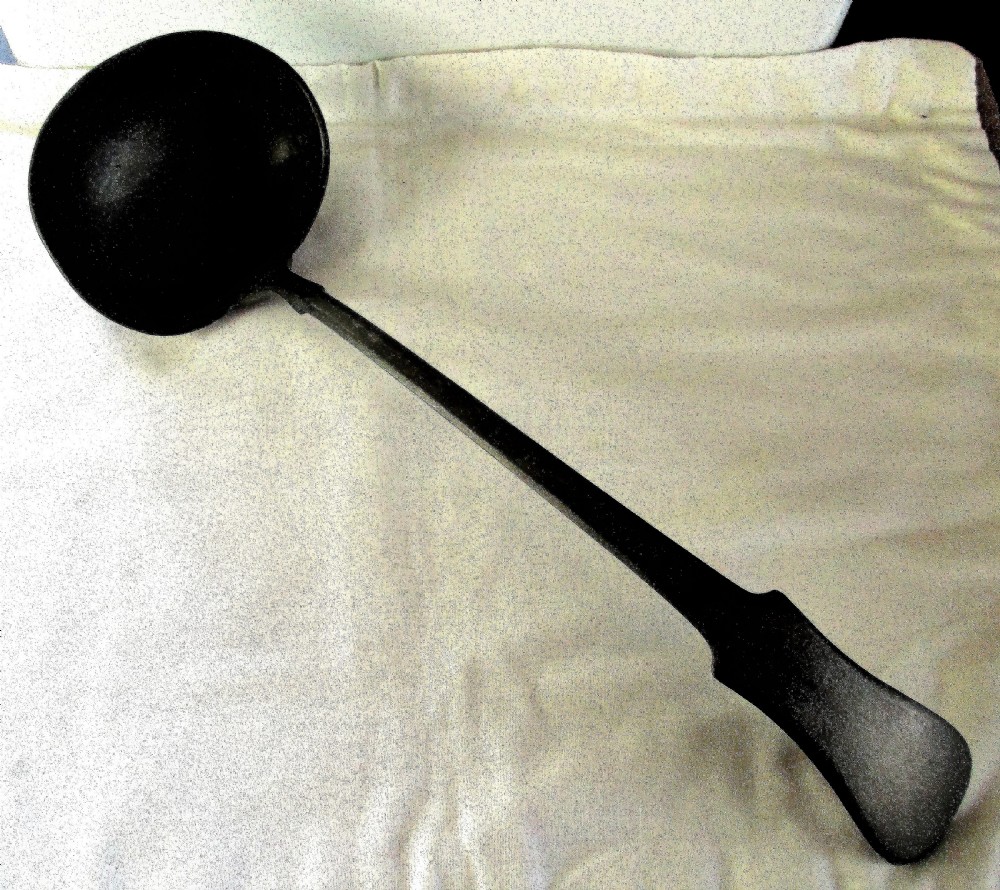 antique english georgian pewter ladle dixon son
