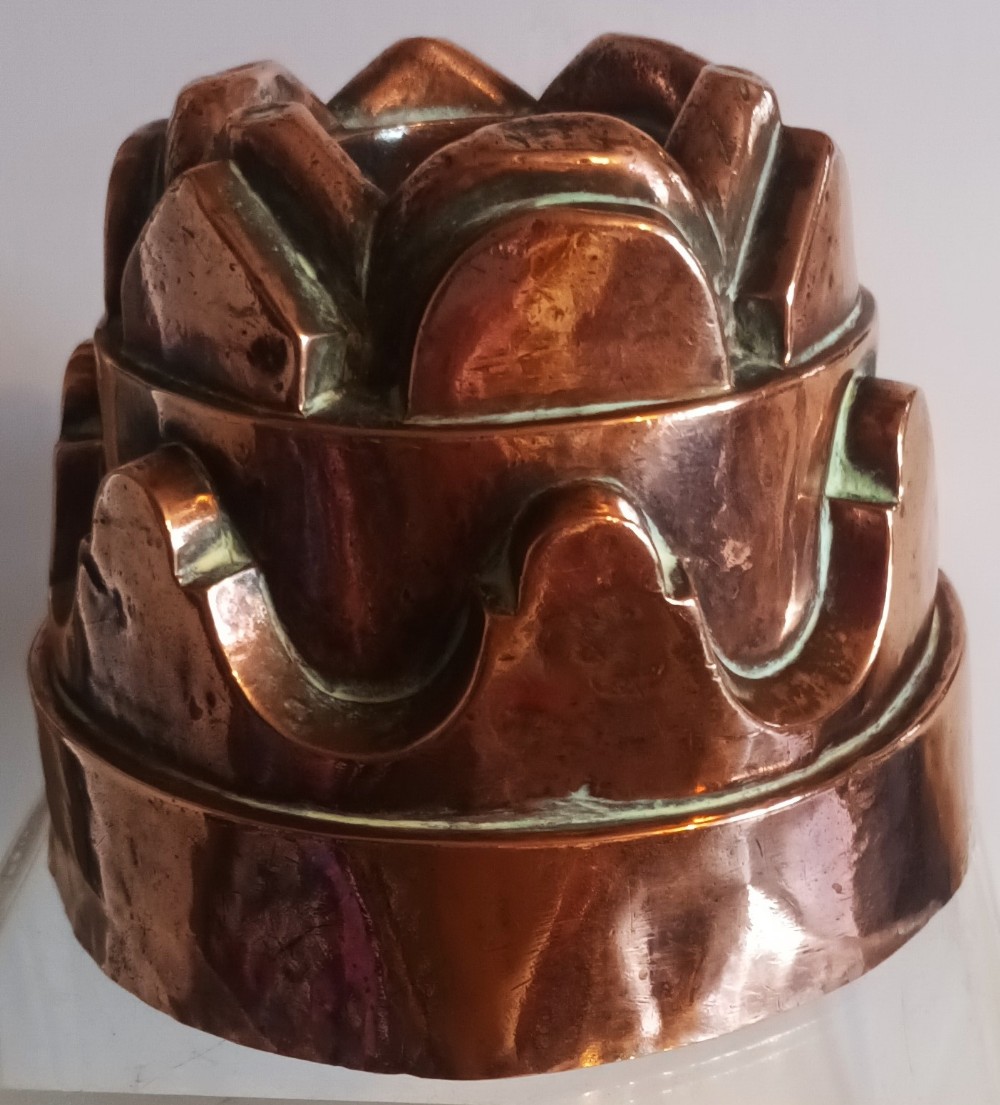 antique victorian copper kitchen mould