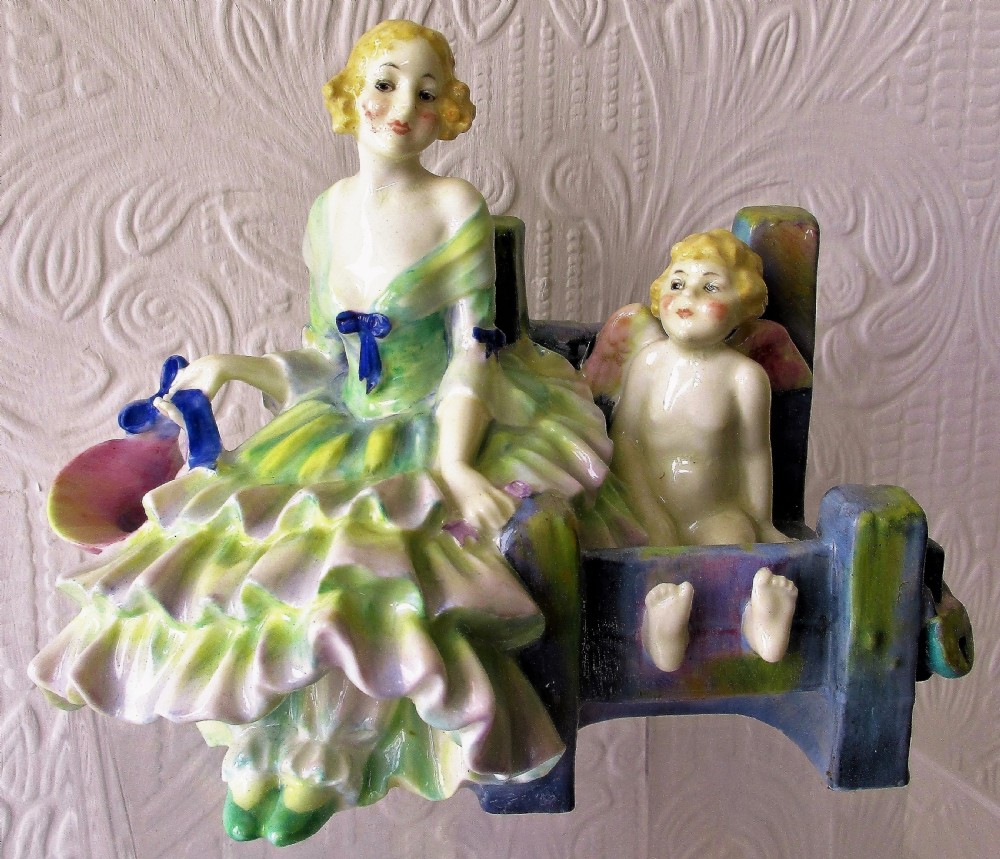 vintage royal doulton english porcelain figurine love locked in hn 1475