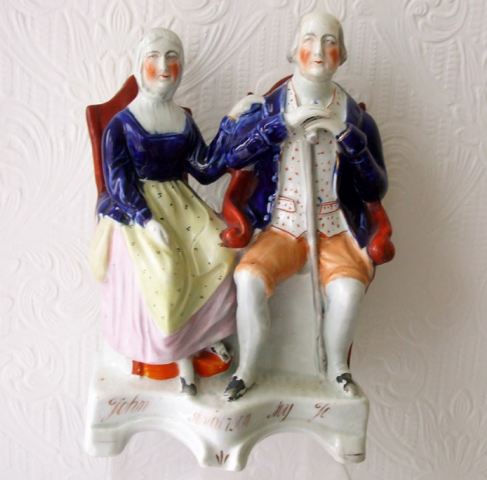 antique english victorian staffordshire pottery portrait figure john anderson my jo