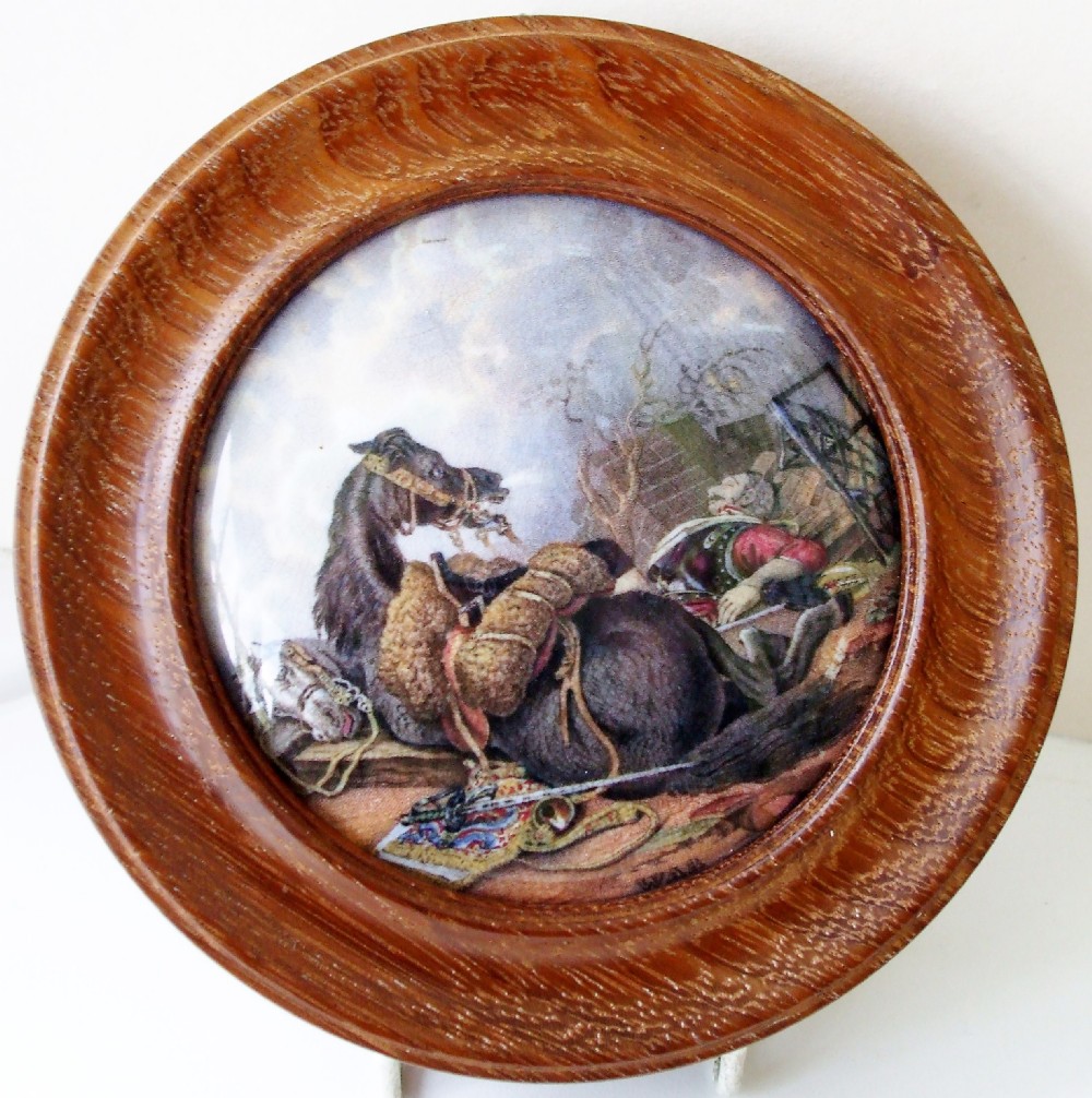 antique english victorian prattware potlid war